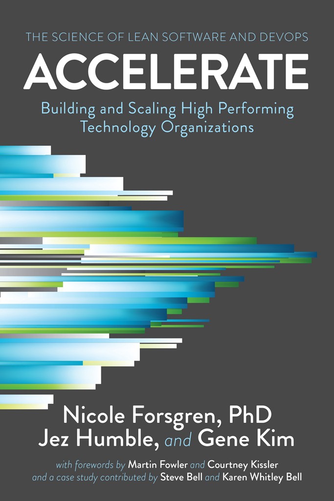 Book cover of the book Accelerate: The Science of Lean Software and DevOps