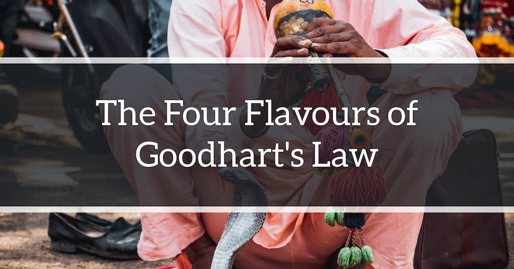 The Four Flavors of Goodhart's Law